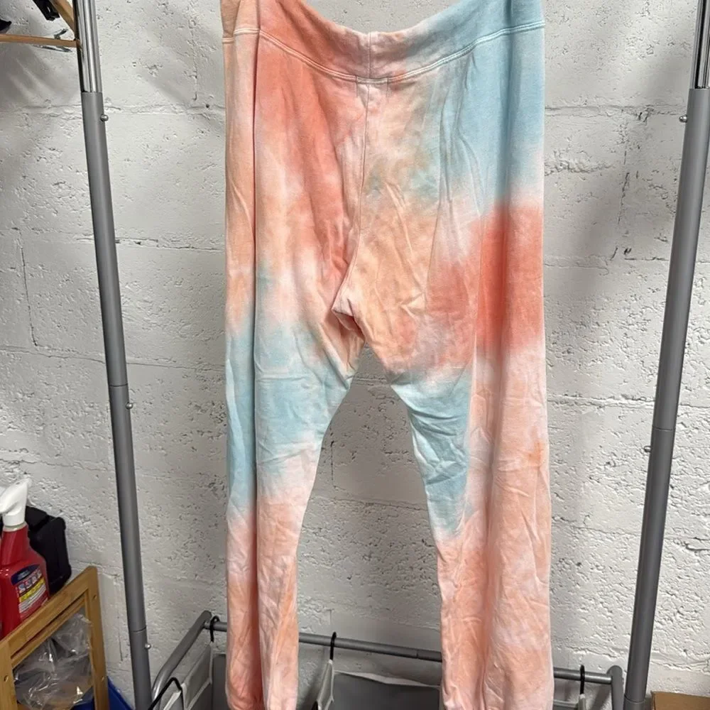 Tie Dye Jogger Sweatpants - SUNDRY Size 3 - Womens Drawstring Pants - Like New